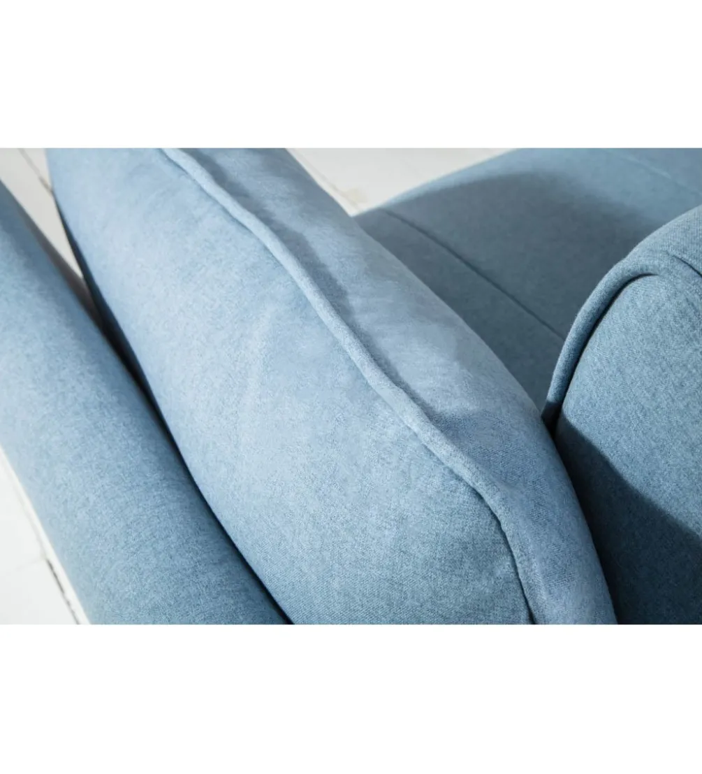 Sofa Rozkładana BELLA 215 Cm Jasnoniebieska Puella