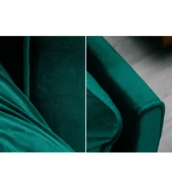 Sofa rozkładana BELLA 215 cm zielony aksamit Puella