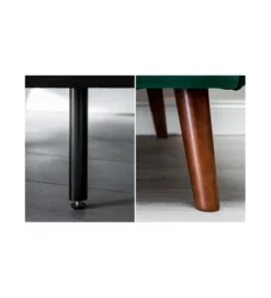 Sofa rozkładana BELLA 215 cm zielony aksamit Puella