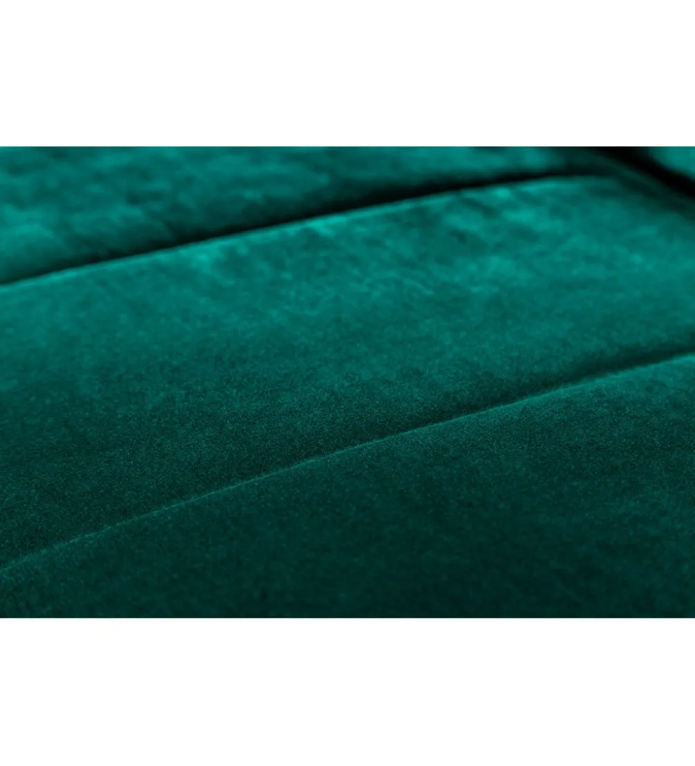Sofa rozkładana BELLA 215 cm zielony aksamit Puella