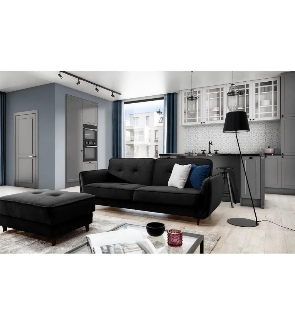 Sofa rozkładana BELLIS 220 cm z funkcją spania