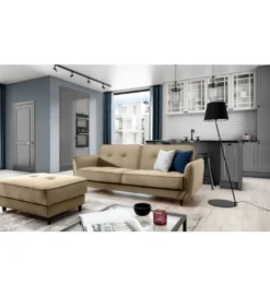 Sofa rozkładana BELLIS 220 cm z funkcją spania