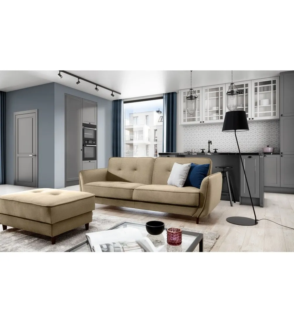 Sofa rozkładana BELLIS 220 cm z funkcją spania