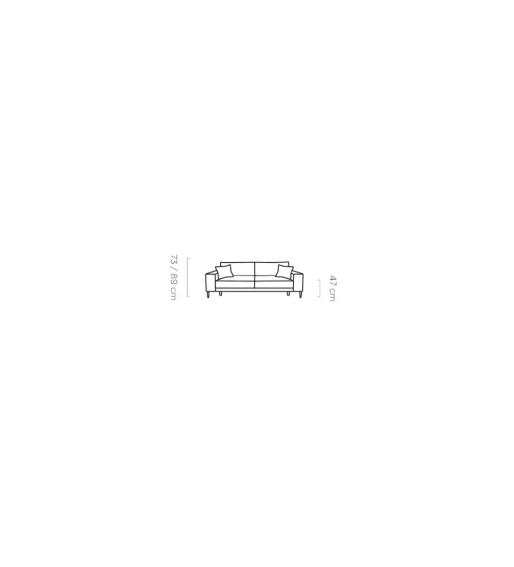 Sofa rozkładana CAPITOL 250 cm z funkcją spania