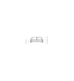 Sofa rozkładana GLOSSY 223 cm z funkcją spania