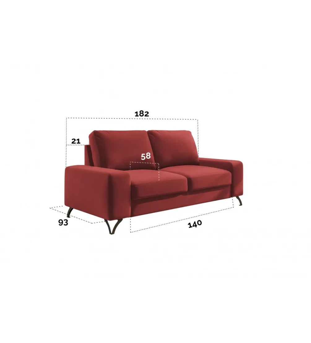 Sofa rozkładana MAKO Flavio MINI 182 cm z funkcją spania