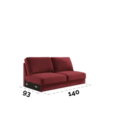 Sofa rozkładana MAKO Flavio MINI 182 cm z funkcją spania