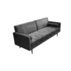 Sofa rozkładana MANILLA 196 cm ciemnoszara