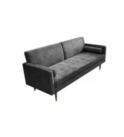 Sofa rozkładana MANILLA 196 cm ciemnoszara