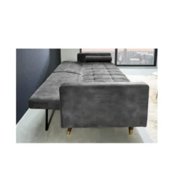 Sofa rozkładana MANILLA 196 cm ciemnoszara