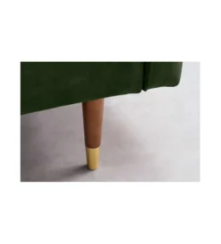 Sofa rozkładana MANILLA 196 cm ciemnozielona