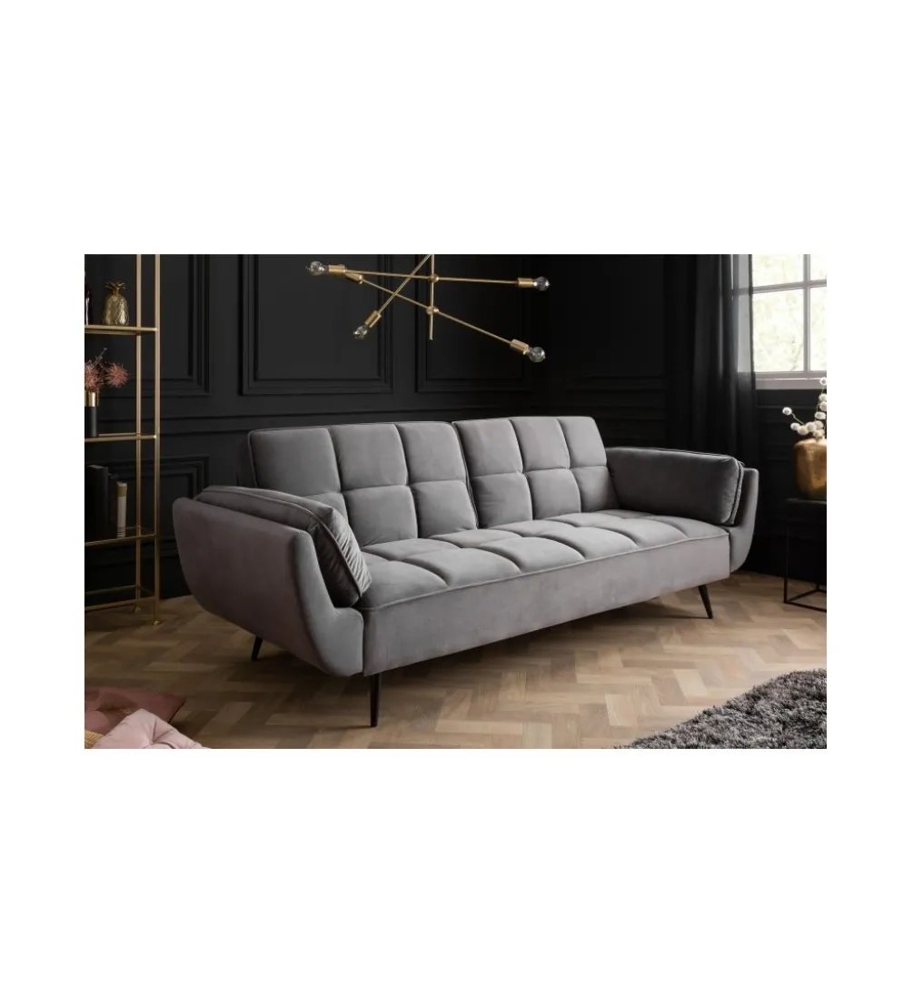 Sofa rozkładana OLIWIA 213 cm szara