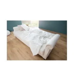 Sofa rozkładana RAYAN 220 cm kremowa
