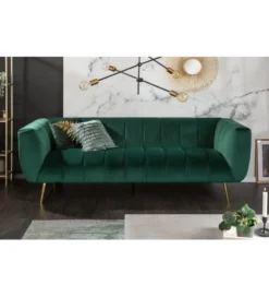 Sofa Scarlett 225 cm szmaragdowa zieleń