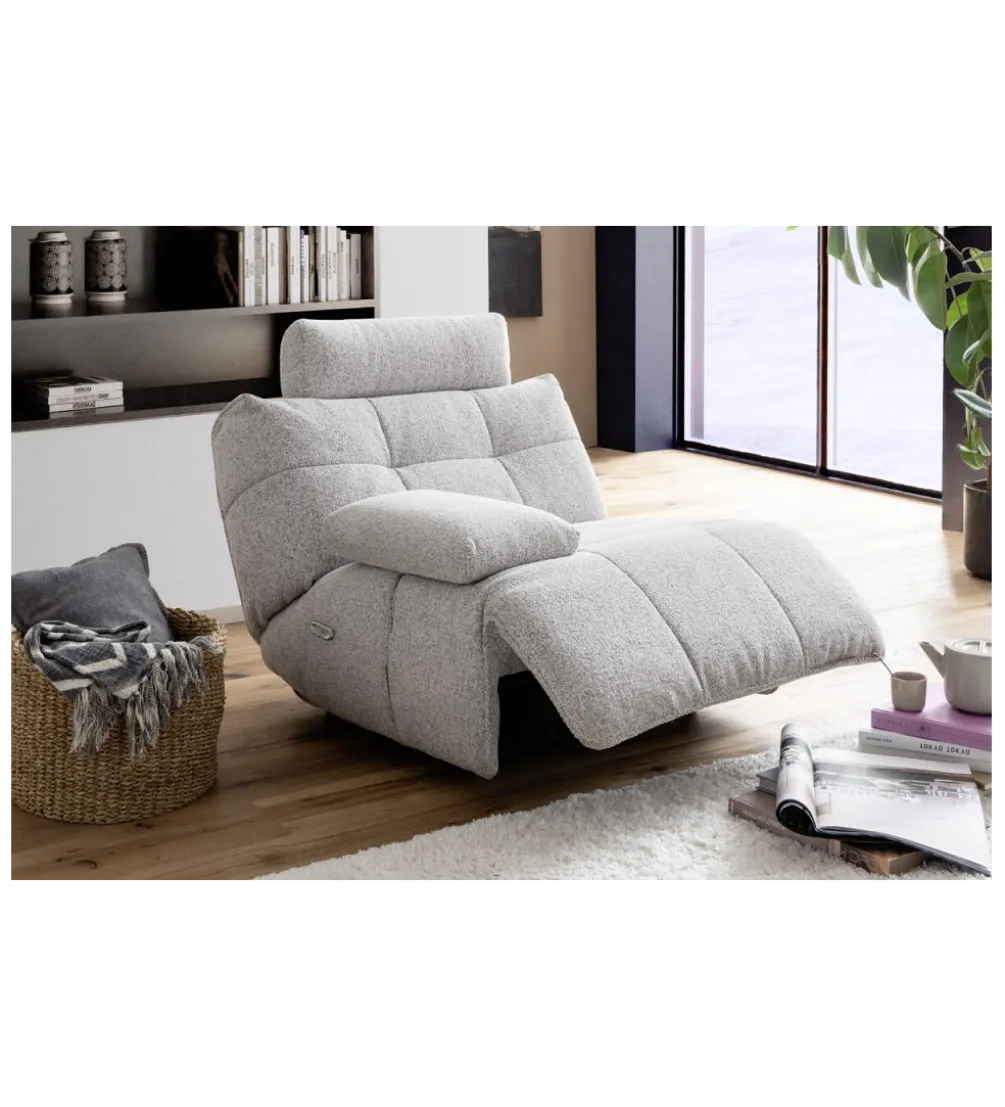 Sofa segmentowa fotel BELVIANO lewa 93 cm