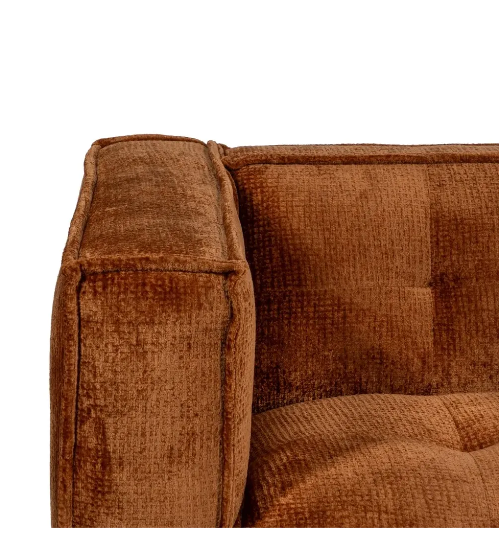 Sofa SIBARIS 218 cm ceglasta