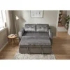 Sofa SMART 140 cm z funkcją spania welwet szary