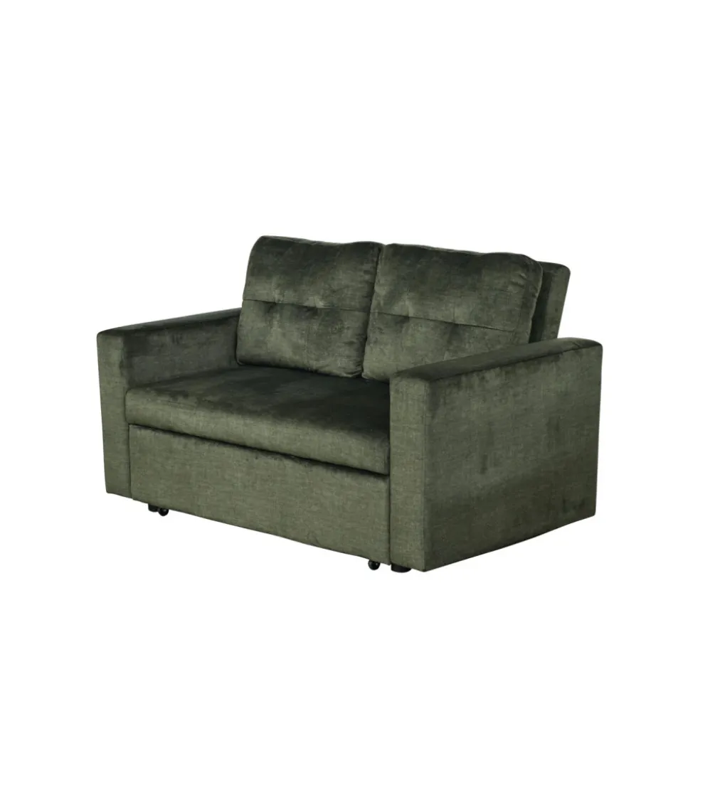 Sofa SMART 140 cm z funkcją spania zielony