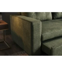 Sofa SMART 140 cm z funkcją spania zielony