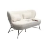 Sofa Snow 234 cm Bouclé biała