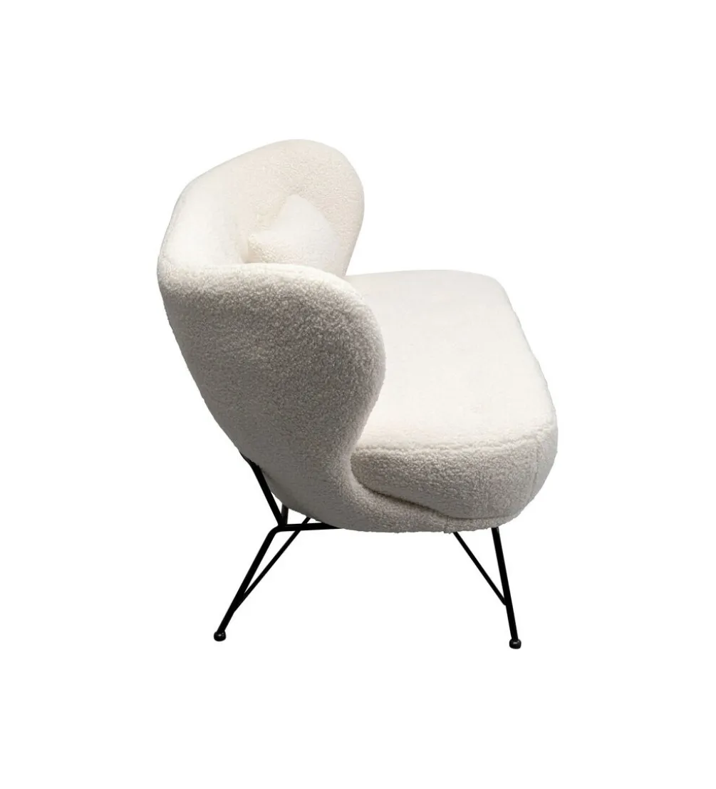 Sofa Snow 234 cm Bouclé biała