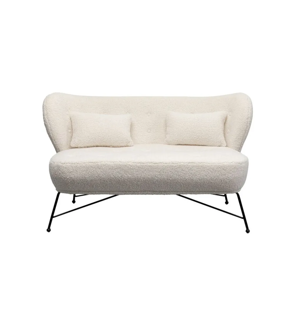 Sofa Snow 234 cm Bouclé biała