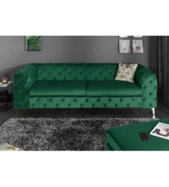 Sofa SOFIJA 240 cm szmaragdowa zieleń