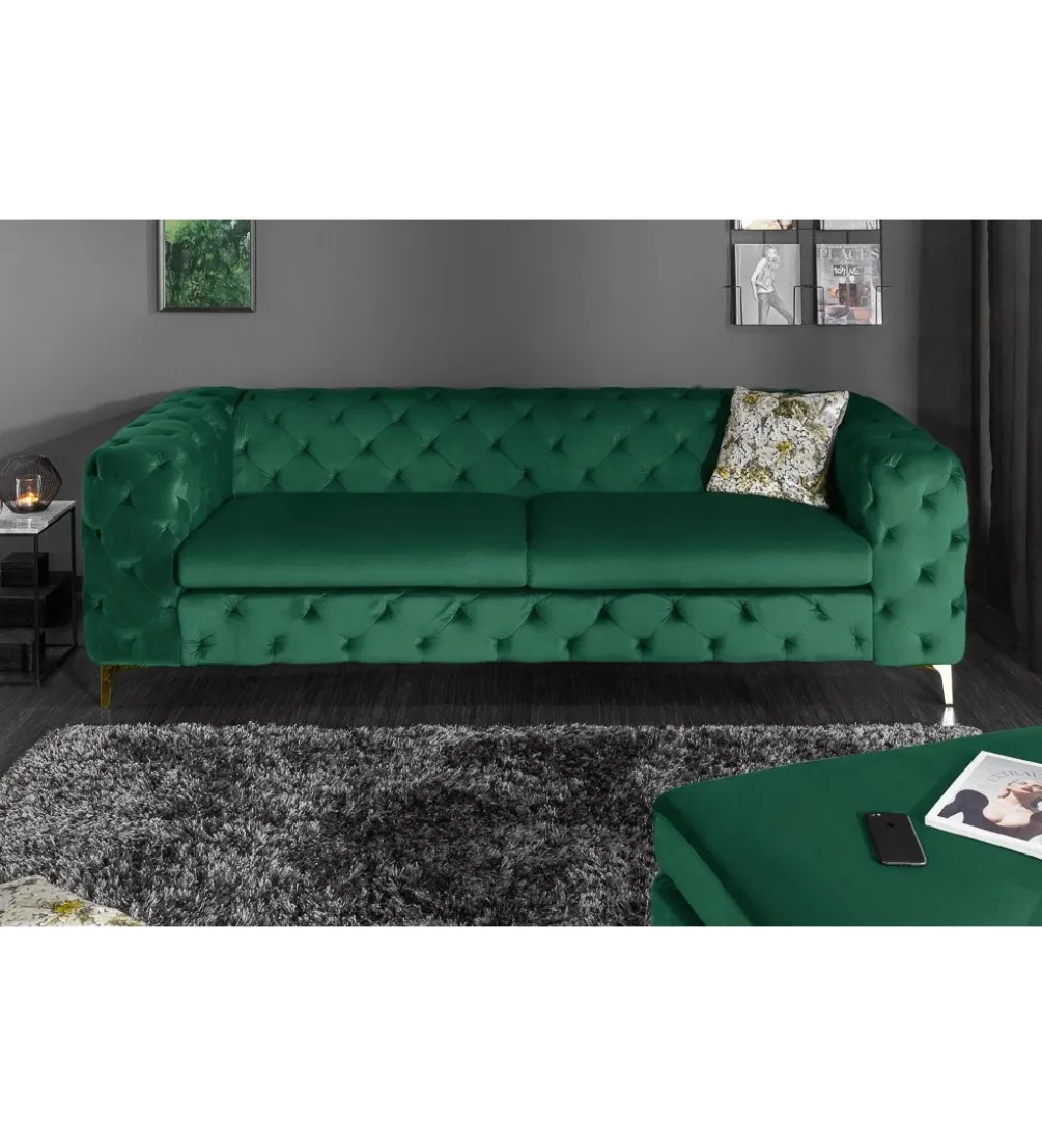 Sofa SOFIJA 240 cm szmaragdowa zieleń