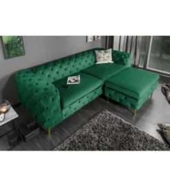 Sofa SOFIJA 240 cm szmaragdowa zieleń