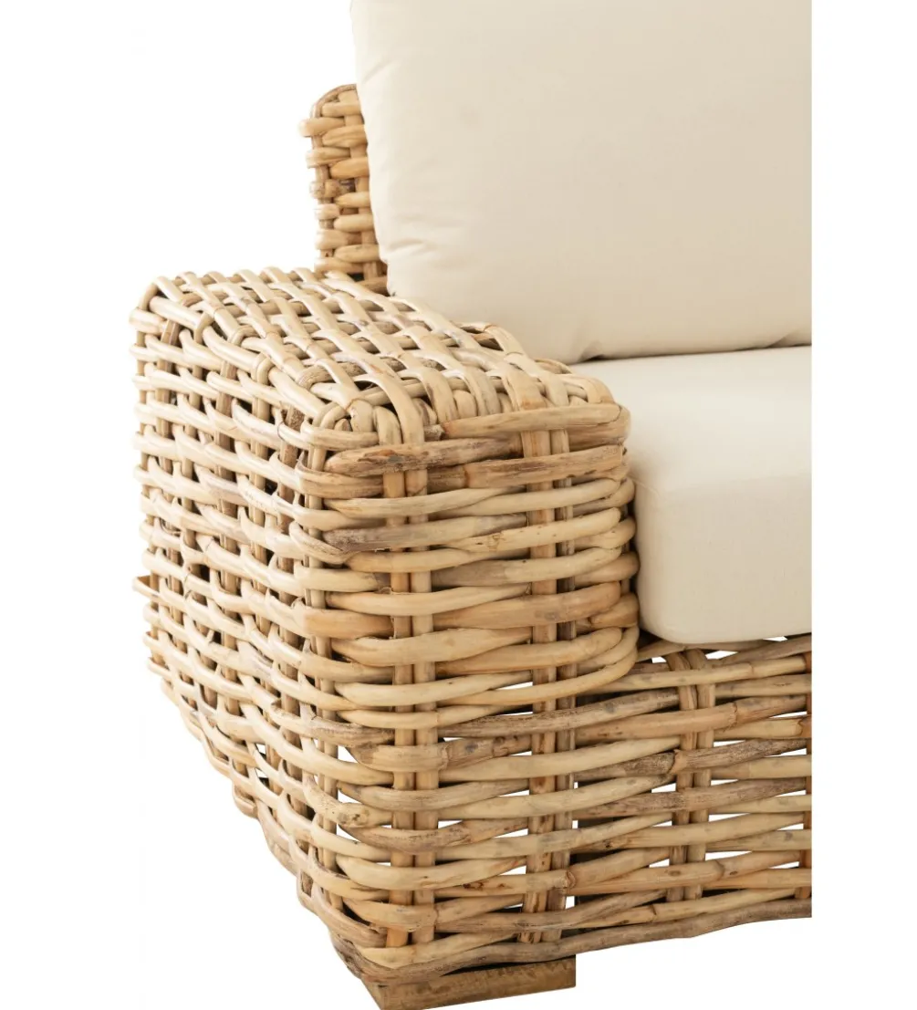 Sofa trzyosobowa BOHIM 215 cm rattan