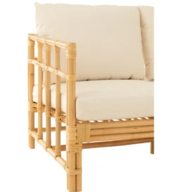 Sofa trzyosobowa ELISE 187 cm rattan