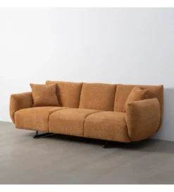 Sofa trzyosobowa MEFO 210 cm terakota
