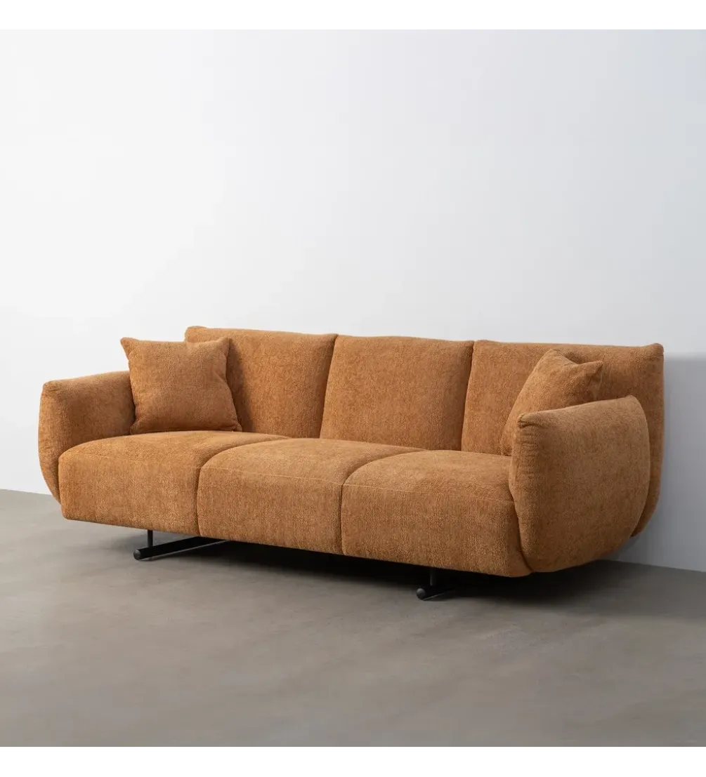Sofa trzyosobowa MEFO 210 cm terakota