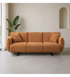 Sofa trzyosobowa MEFO 210 cm terakota