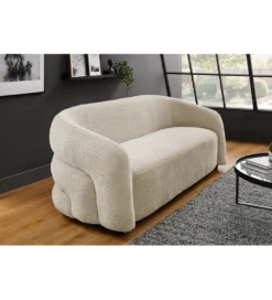 Sofa VOQUE 200 cm chenille beżowa