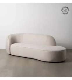 Sofa YAK 2-osobowa 120 cm kasztan
