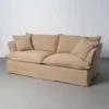 Sofa ZAPLASO 221 cm beżowa