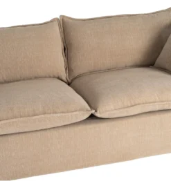 Sofa ZAPLASO 221 cm beżowa