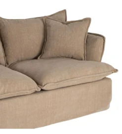 Sofa ZAPLASO 181 cm beżowa
