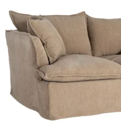 Sofa ZAPLASO 181 cm beżowa