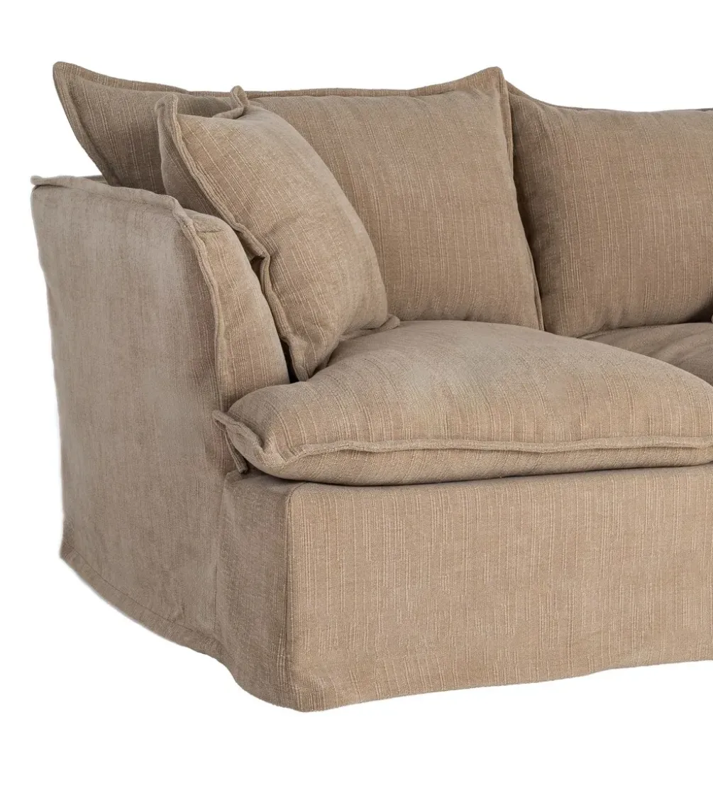 Sofa ZAPLASO 181 cm beżowa