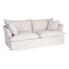 Sofa ZAPLASO 221 cm biała