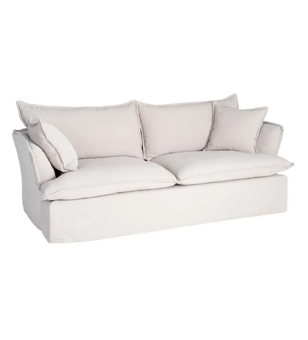 Sofa ZAPLASO 221 cm biała