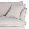 Sofa ZAPLASO 181 cm kremowa