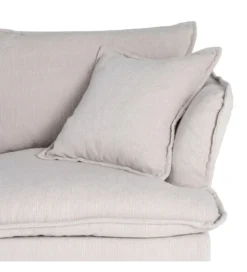 Sofa ZAPLASO 181 cm kremowa