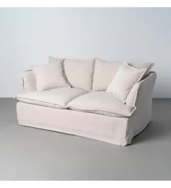 Sofa ZAPLASO 181 cm kremowa
