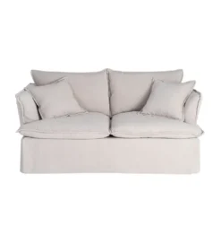 Sofa ZAPLASO 181 cm kremowa