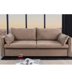 Sofa z funkcją spania APARTMENT 215 cm taupe