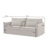 Sofa z funkcją spania APARTMENT 215 cm szara