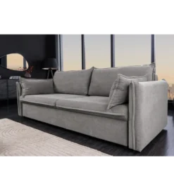 Sofa z funkcją spania APARTMENT 215 cm szara